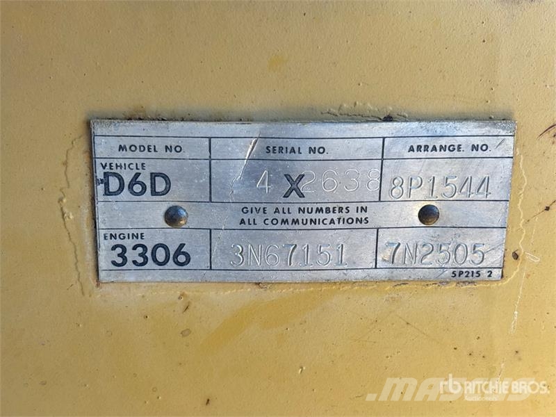 CAT D6D Crawler Dozer Crawler dozers