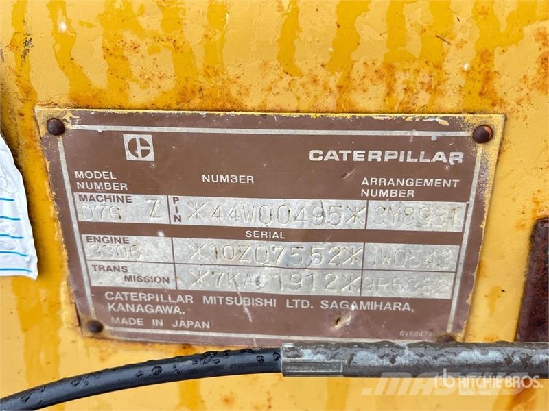 CAT D7G Pipelayer w/ Midwestern M60C Conversion Slagači cijevi