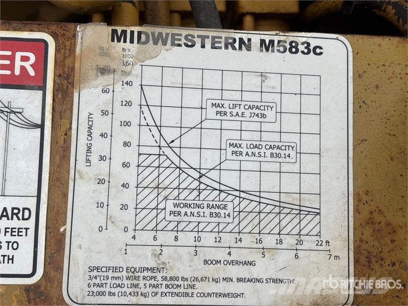 CAT D8K Pipelayer w/ 2000 Midwestern M583 Conversion Rohrverlegeraupen