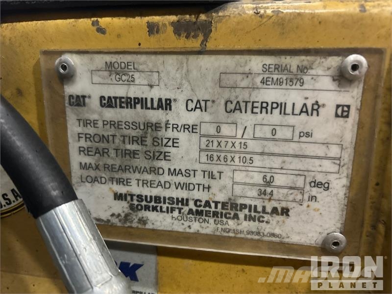 CAT GC25 4650 lb Forklift Kahveltõstukid - muud