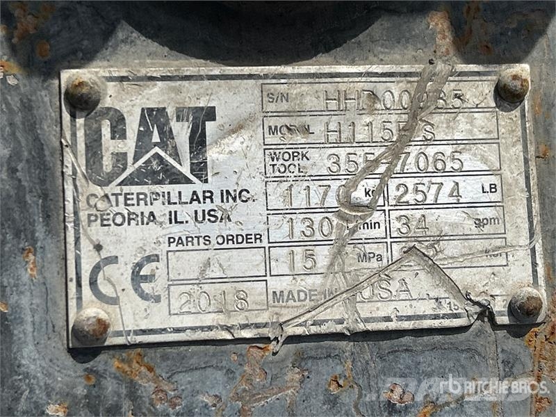 CAT H115Es 22 in Hydraulic Breaker (Inoperable) Kladiva