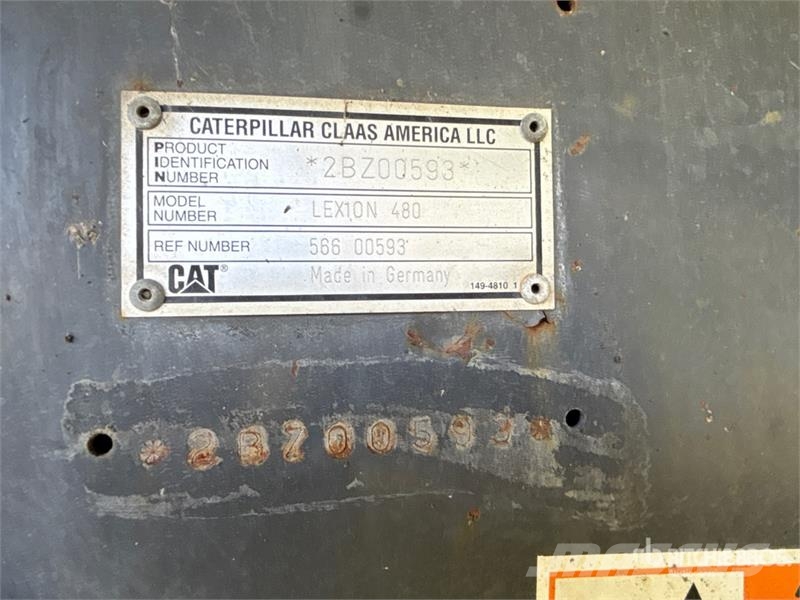 CAT Lexion 480 Combine Harvester Θεριζοαλωνιστικές μηχανές