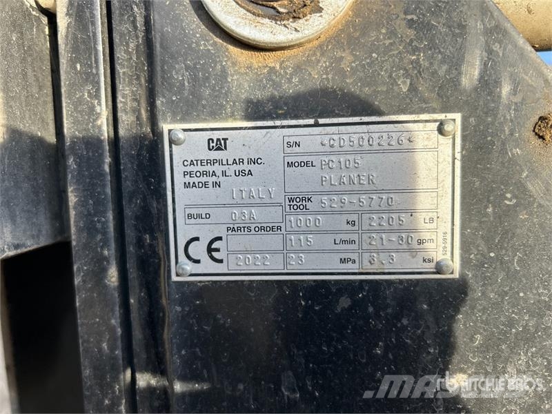 CAT PC105 20 in Skid Steer Planer (Inoperable) Andre komponenter