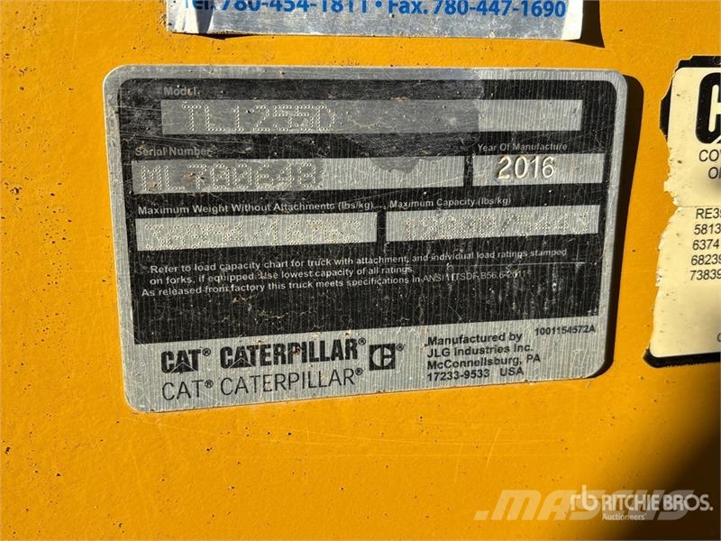 CAT TL1255D Telehandler Teleszkópos rakodók