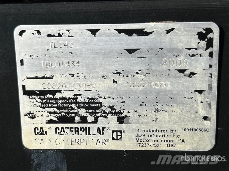 CAT TL943 Stivuitoare telescopice