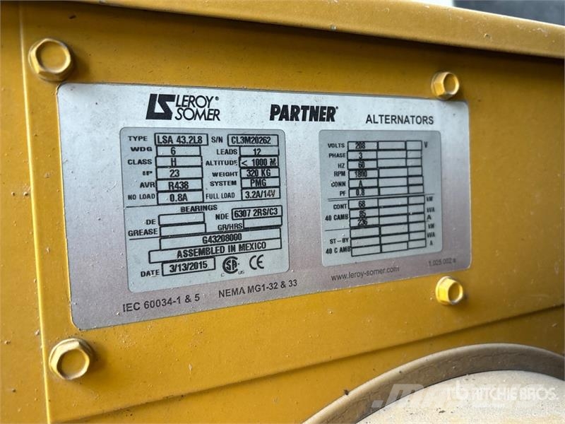 CAT XQ60-6 55 kW Mobile Generator Set (Inoperable) مولدات ديزل