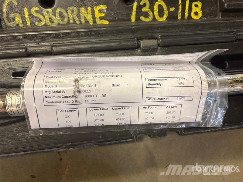 CDI 6004MFRMH 3/4 in Torque Wrench مكونات أخرى