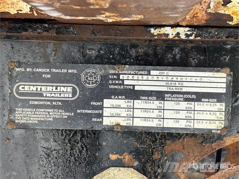 Centreline 30 ft Tri/A End Dump Trailer Самосвальные прицепы
