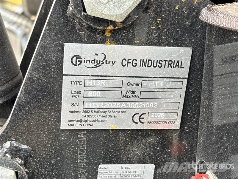 CFG H13R Εκσκαφάκι (διαβολάκι) < 7t