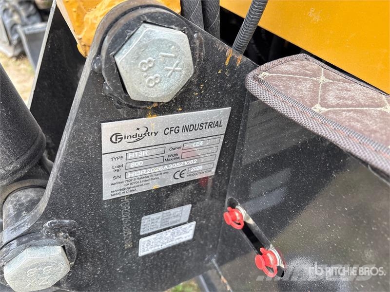 CFG H13R Mini Excavator (Unused) Minigraafmachines < 7t