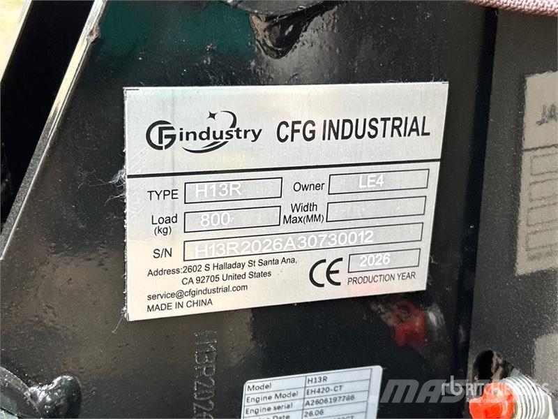 CFG H13R Mini Excavator (Unused) Mini bageri < 7t