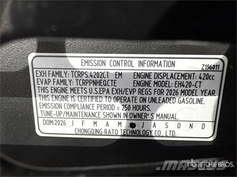 CFG H13R Mini Excavator (Unused) Mini ekskavatoriai < 7 t