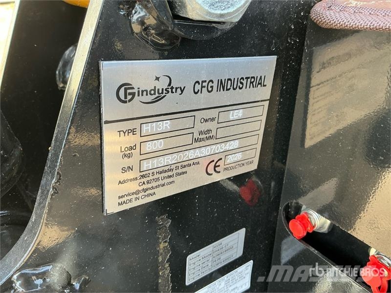 CFG H13R Mini Excavator (Unused) Minigravemaskiner