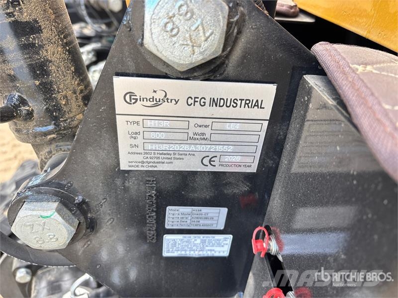 CFG H13R Mini Excavator (Unused) Mini excavators < 7t (Mini diggers)