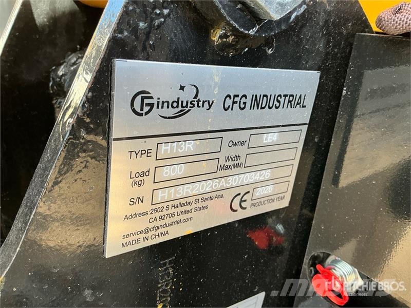 CFG H13R Mini Excavator (Unused) Mini ekskavatoriai < 7 t