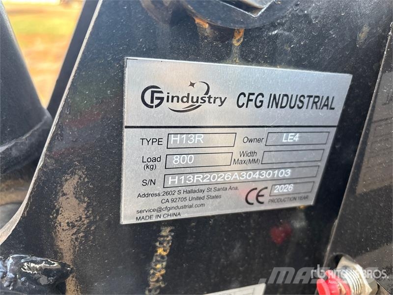 CFG H13R Mini Excavator (Unused) Mini rýpadlá < 7t