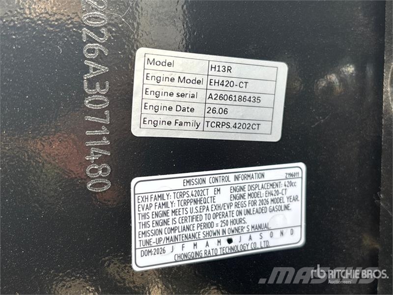 CFG H13R Mini Excavator (Unused) Mini excavators < 7t