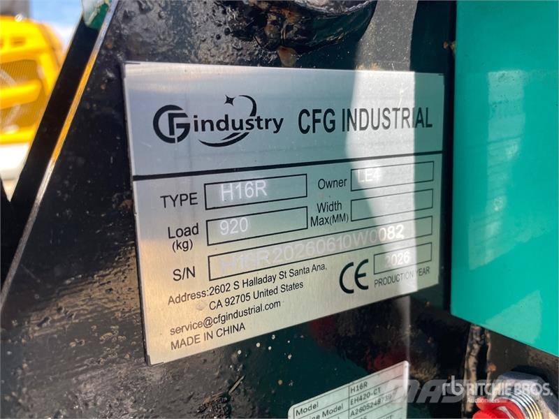 CFG H16R Mini Excavator (Unused) Εκσκαφάκι (διαβολάκι) < 7t