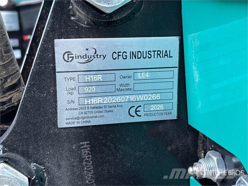 CFG H16R Mini Excavator (Unused) Mini bageri <7t