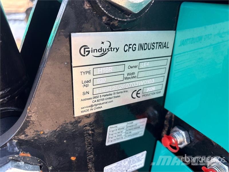 CFG H16R Mini Excavator (Unused) Mini rýpadla < 7t
