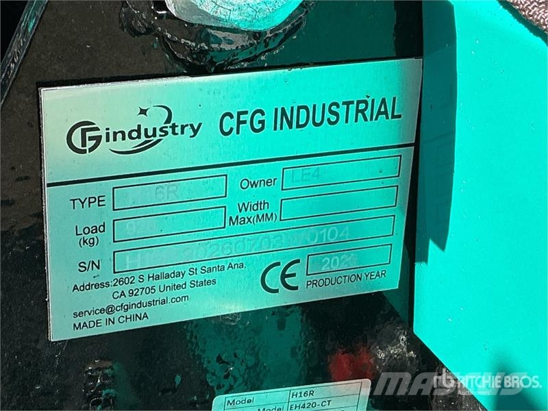CFG H16R Mini Excavator (Unused) Mini excavadoras < 7t
