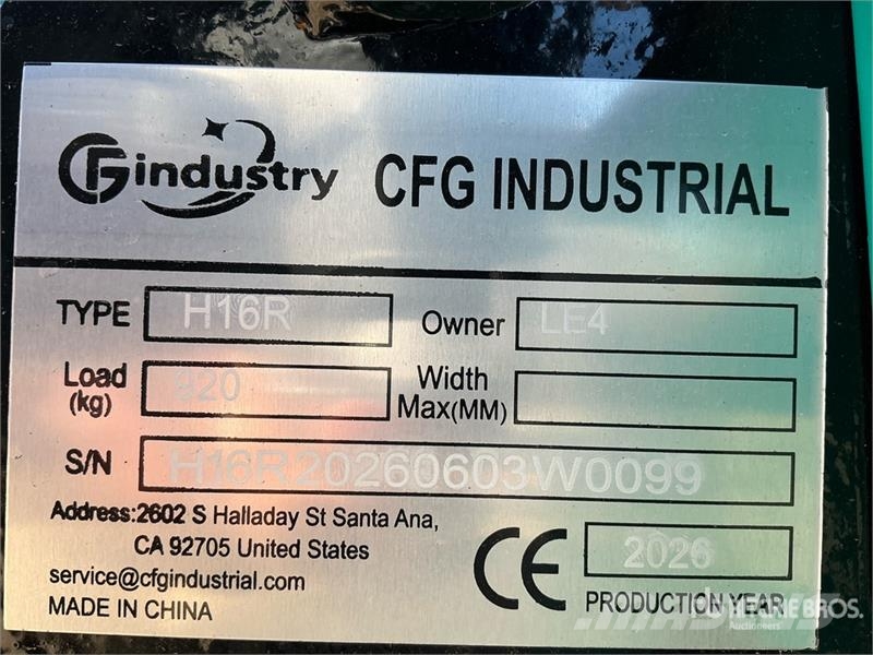 CFG H16R Mini Excavator (Unused) Mini excavadoras < 7t