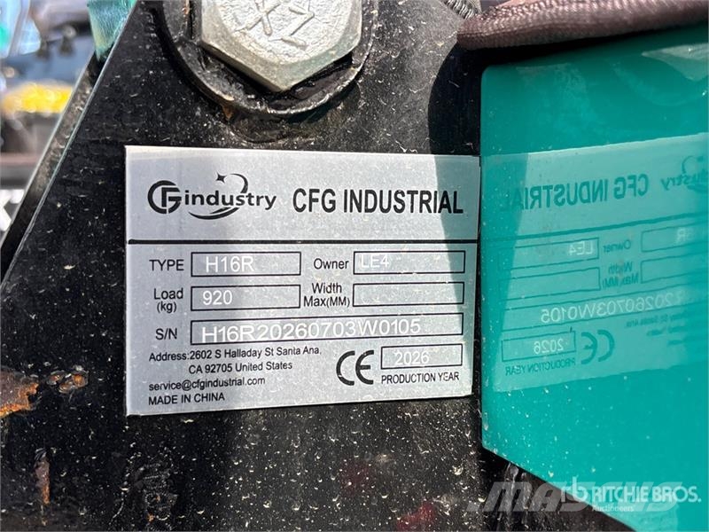 CFG H16R Mini Excavator (Unused) Mini rýpadla < 7t