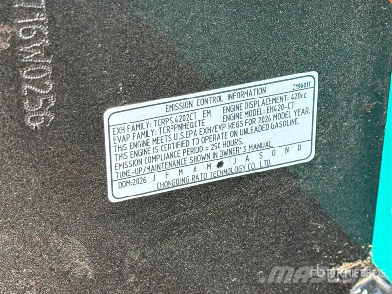 CFG H16R Mini Excavator (Unused) Minigravemaskiner