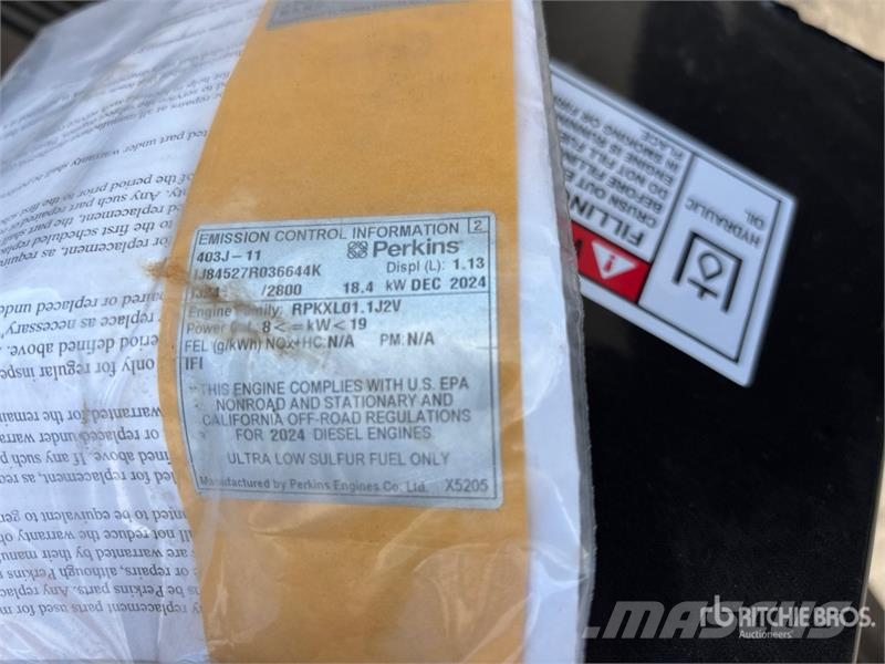 CFG KJT27 Mini Compact Track Loader (Unused) Minicargadoras