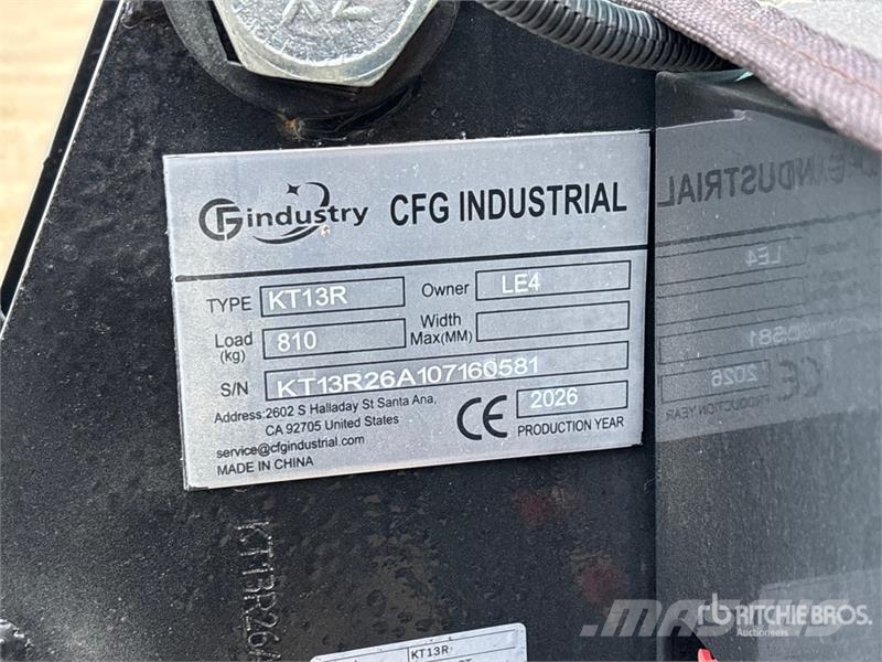CFG KT13R Mini Excavator (Unused) Mini rýpadla < 7t