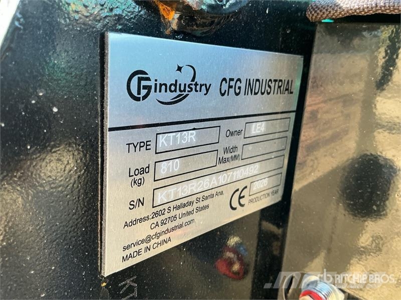 CFG KT13R Mini Excavator (Unused) Mini rýpadla < 7t