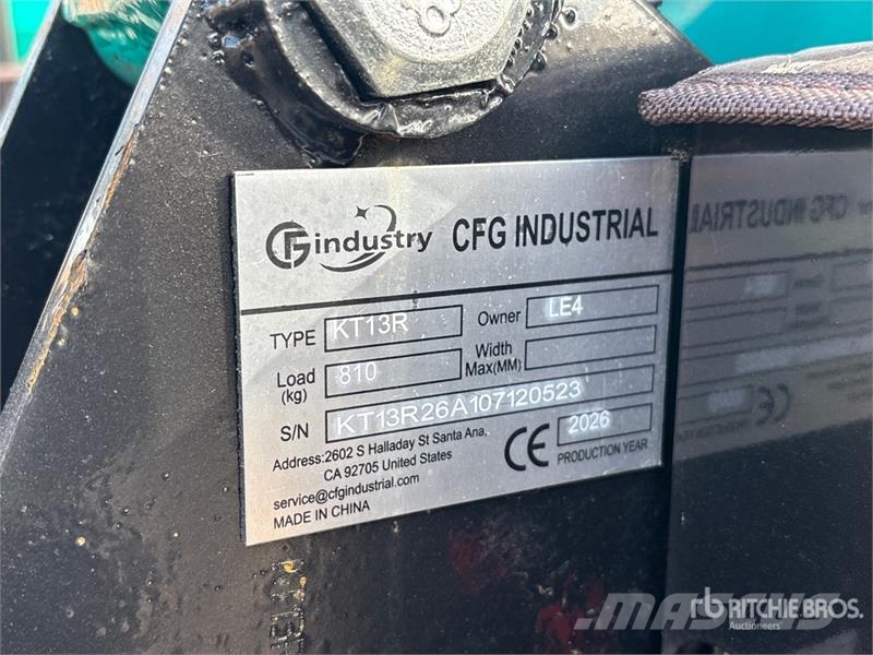 CFG KT13R Mini Excavator (Unused) Minikaivukoneet < 7t
