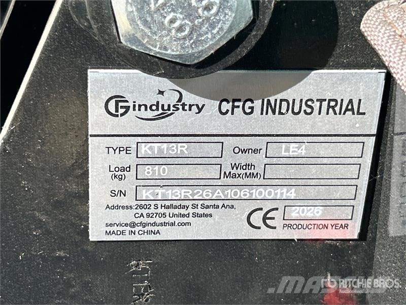 CFG KT13R Mini Excavator (Unused) Mini excavadoras < 7t