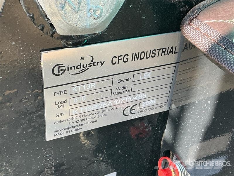 CFG KT13R Mini Excavator (Unused) Mini excavadoras < 7t