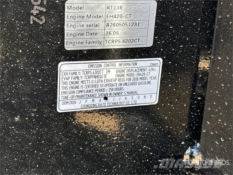 CFG KT13R Mini Excavator (Unused) Miniescavatori