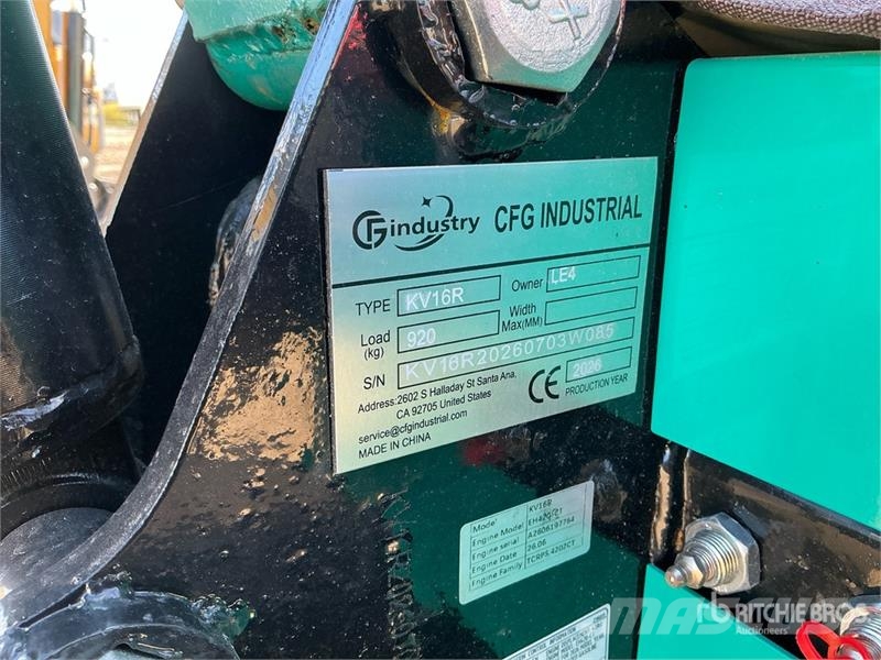 CFG KV16R Mini Excavator (Unused) Minigrävare < 7t