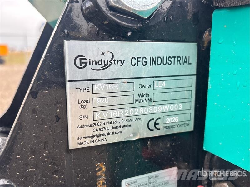 CFG KV16R Mini Excavator (Inoperable) Εκσκαφάκι (διαβολάκι) < 7t