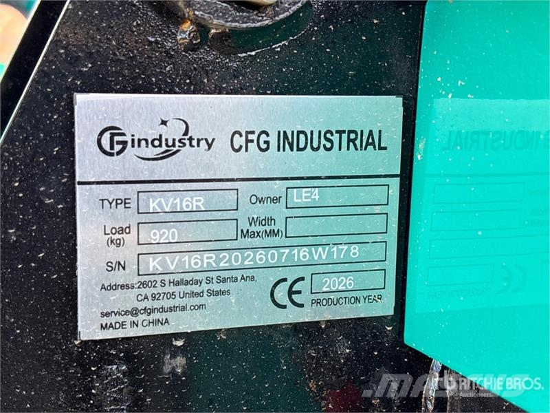 CFG KV16R Mini Excavator (Unused) Mini kotrók < 7t