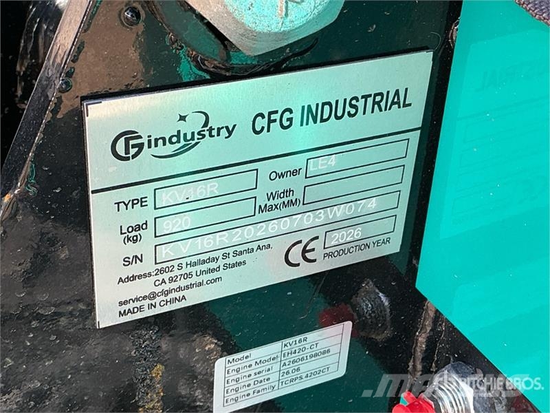 CFG KV16R Mini Excavator (Unused) Mini rýpadla < 7t