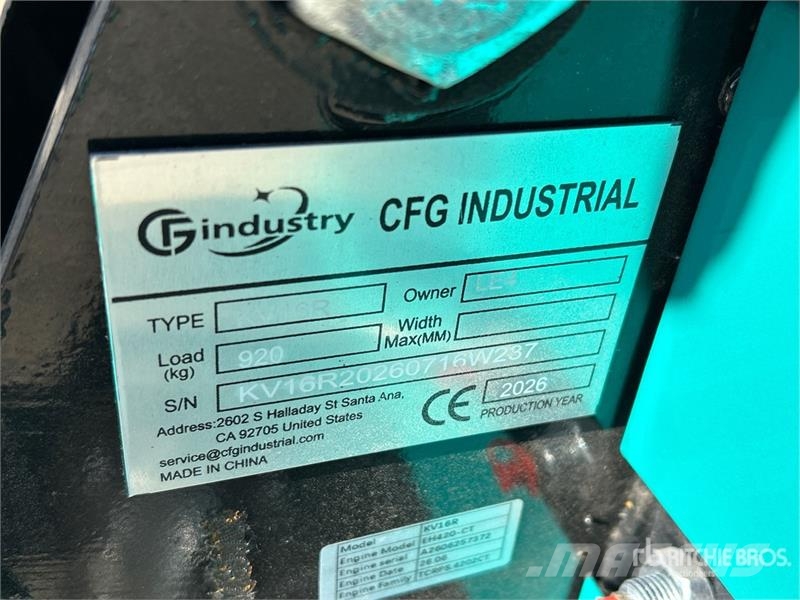 CFG KV16R Mini Excavator (Unused) Міні-екскаватори < 7т