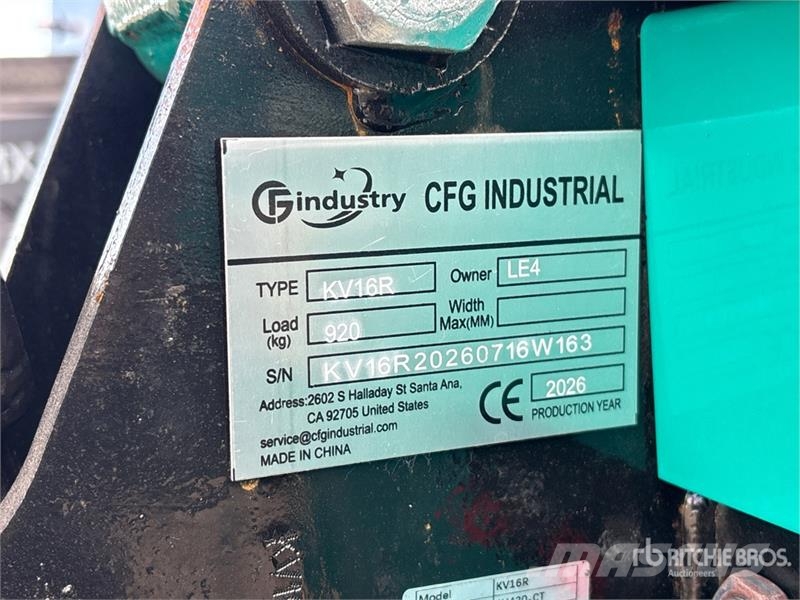 CFG KV16R Mini Excavator (Unused) Mini excavadoras < 7t