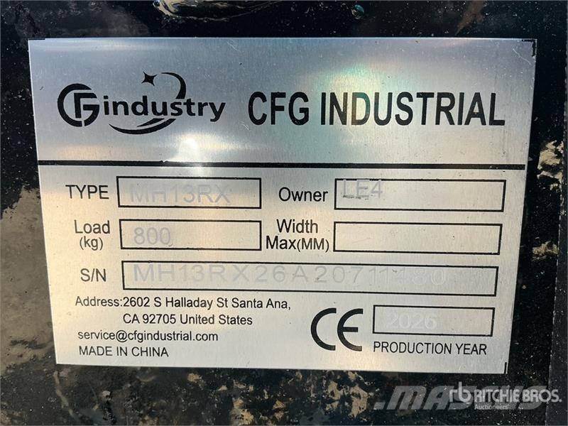 CFG MH13RX Mini Excavator (Unused) Mini bageri < 7t