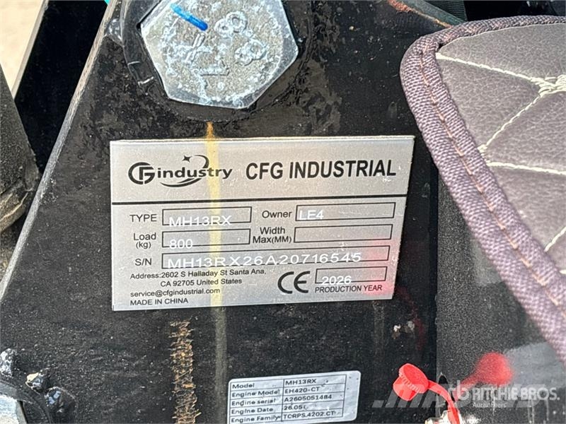 CFG MH13RX Mini Excavator (Unused) Mini excavators < 7t (Mini diggers)