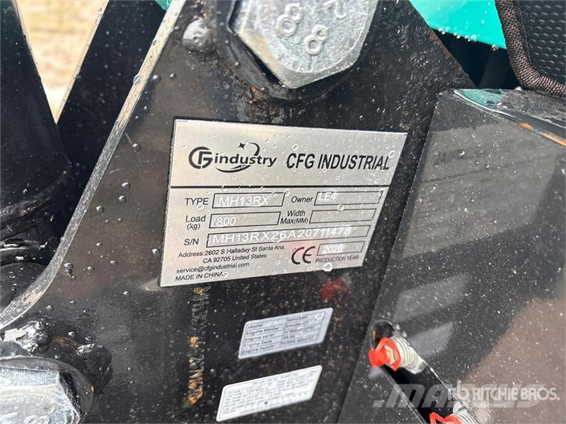 CFG MH13RX Mini Excavator (Unused) Mini bageri < 7t