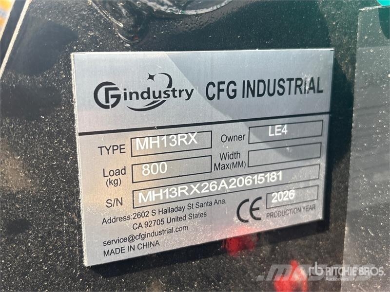 CFG MH13RX Mini Excavator (Unused) Mini ekskavatoriai < 7 t