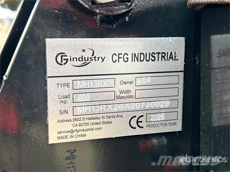 CFG MH13RX Mini Excavator (Unused) Mini bageri < 7t