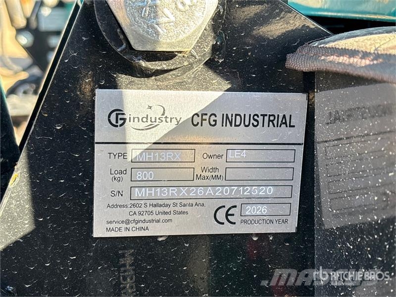 CFG MH13RX Mini Excavator (Unused) Mini ekskavatörler, 7 tona dek