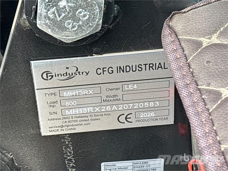 CFG MH13RX Mini Excavator (Unused) Mini excavators < 7t (Mini diggers)