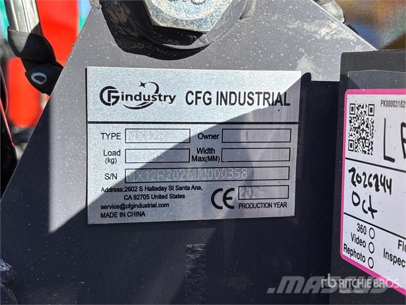 CFG MX12R Mini Excavator (Unused) Mini kotrók < 7t