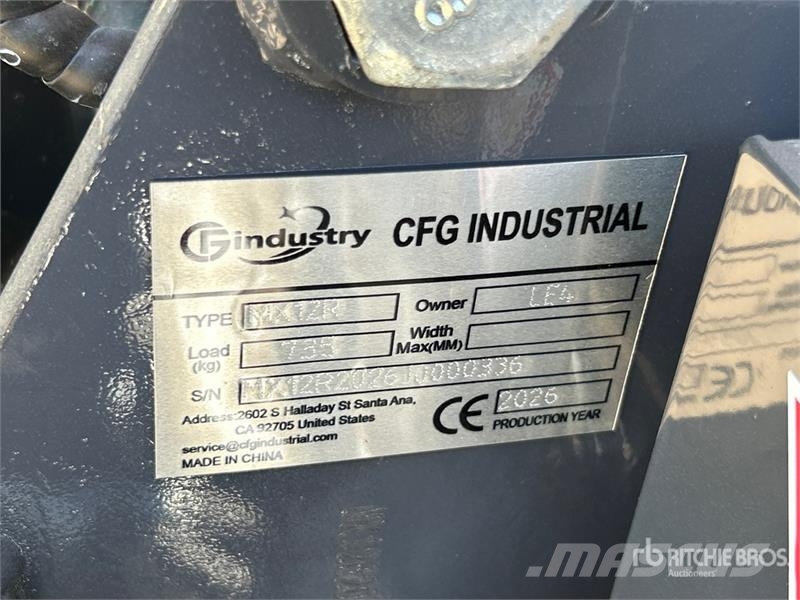 CFG MX12R Mini Excavator (Unused) Mini excavadoras < 7t